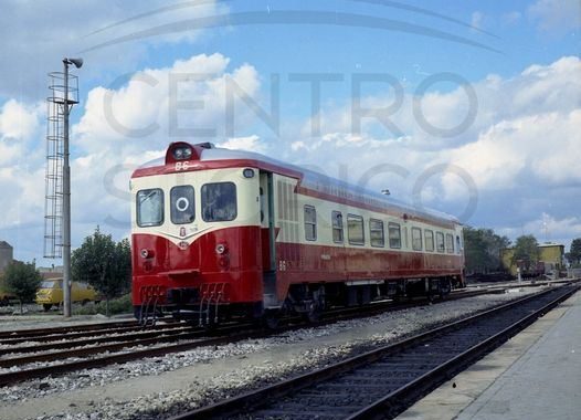 1977. Autotreno diesel idromeccanico Fiat Tipo 149 per le ferrovie Messicane (d...