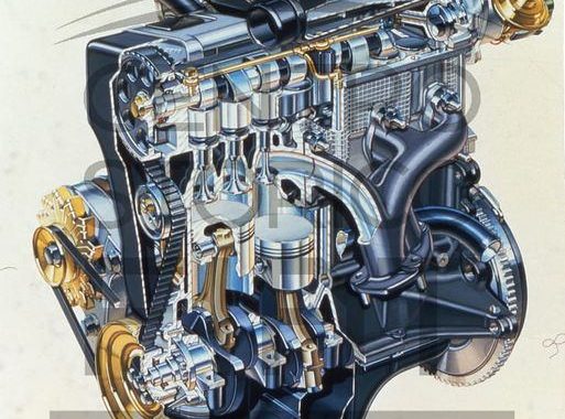1985. Motore Fiat Fire 1000